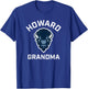 Howard University Bison Arched Grandma T-Shirt - T-Shirt | Royal