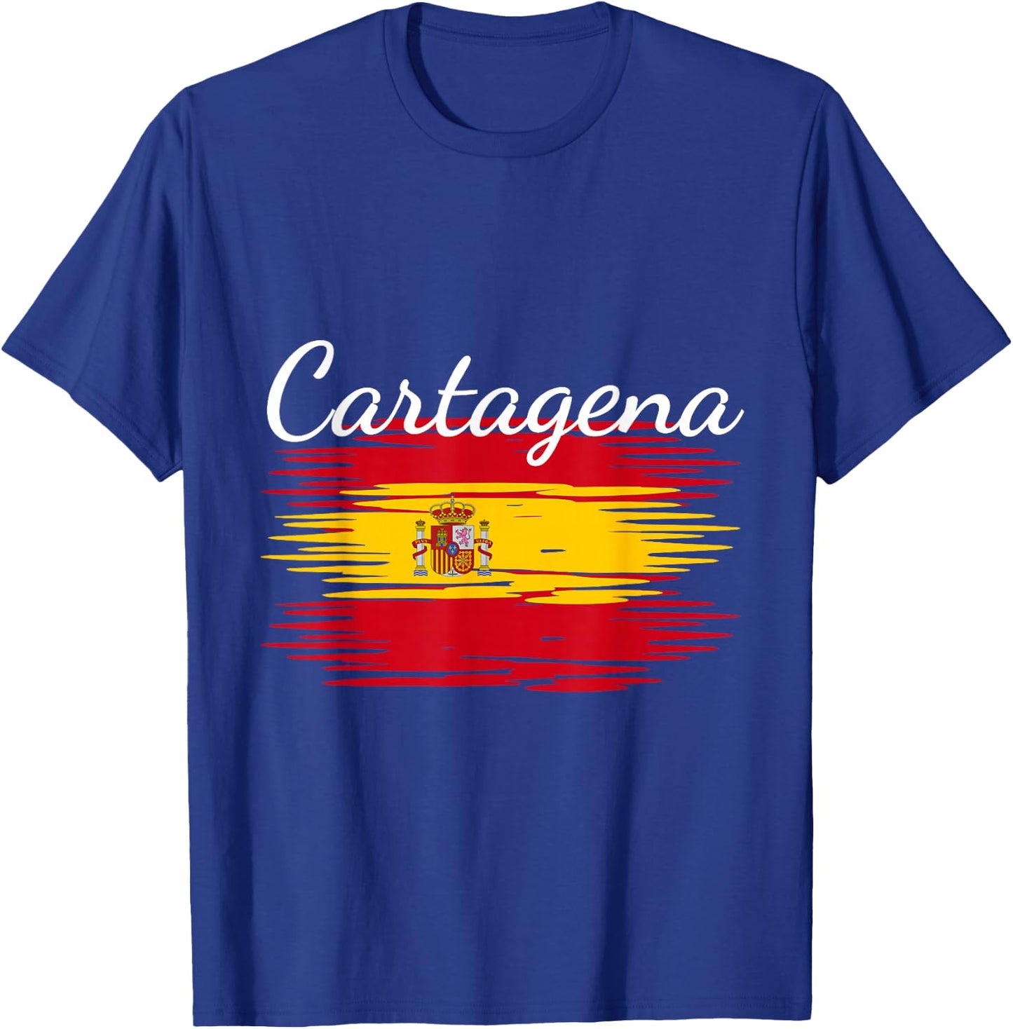 Cartagena Spain Flag Espana Espanol Matching Spanish T-Shirt - T-Shirt | Royal