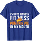 I'm Into Fitness Pumpkin Pie Mouth Pumpkin Thanksgiving T-Shirt - T-Shirt | Royal