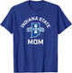 Indiana State University Sycamores Arched Mom T-Shirt - T-Shirt | Royal