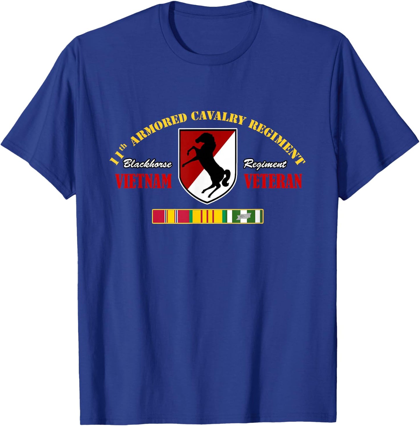 11th Armored Cavalry Regiment Vietnam Veteran Military Papa T-Shirt - T-Shirt | Royal