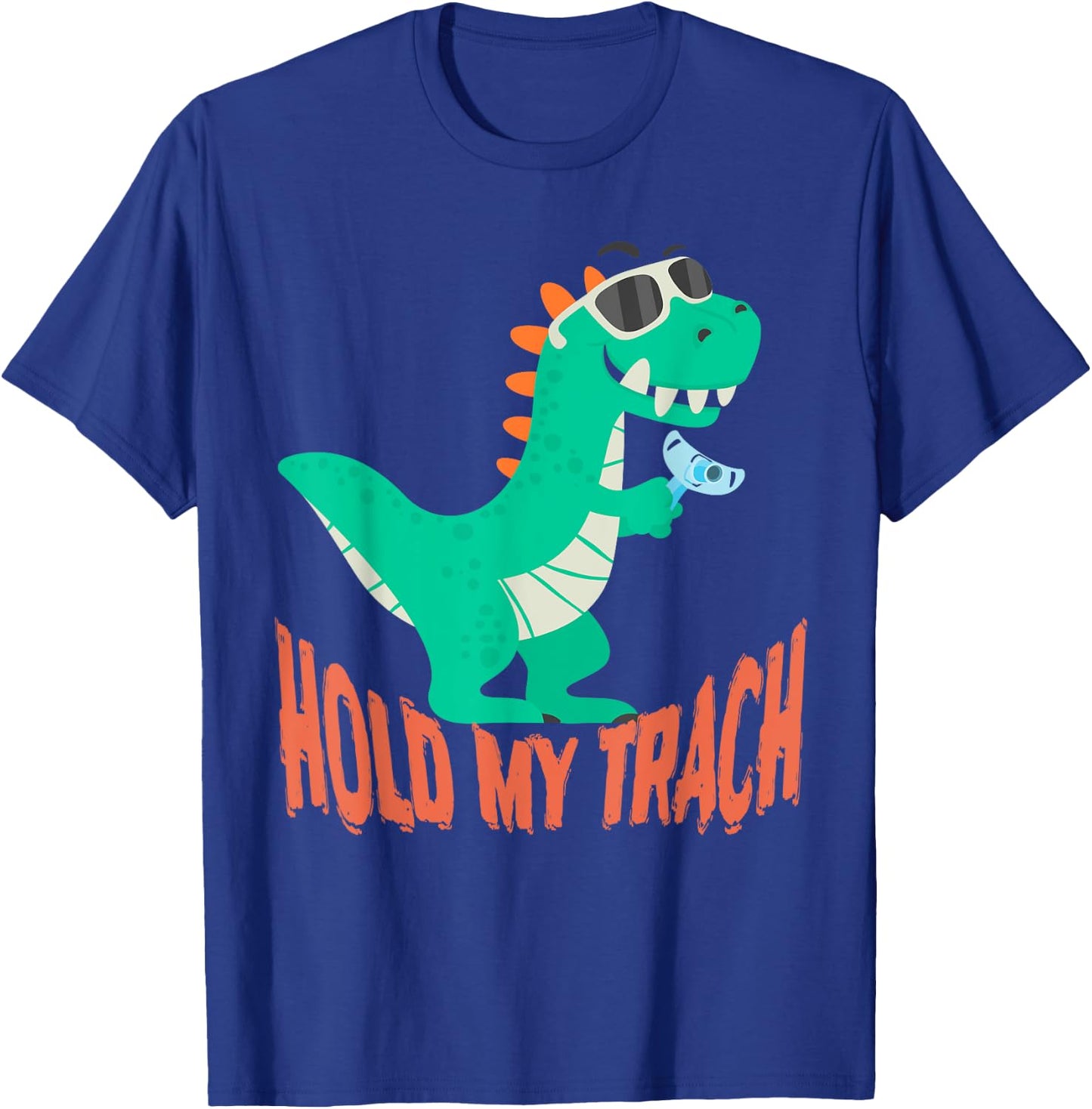 Hold my Trach, Decannulation Celebration, Tracheostomy Aware T-Shirt - T-Shirt | Royal