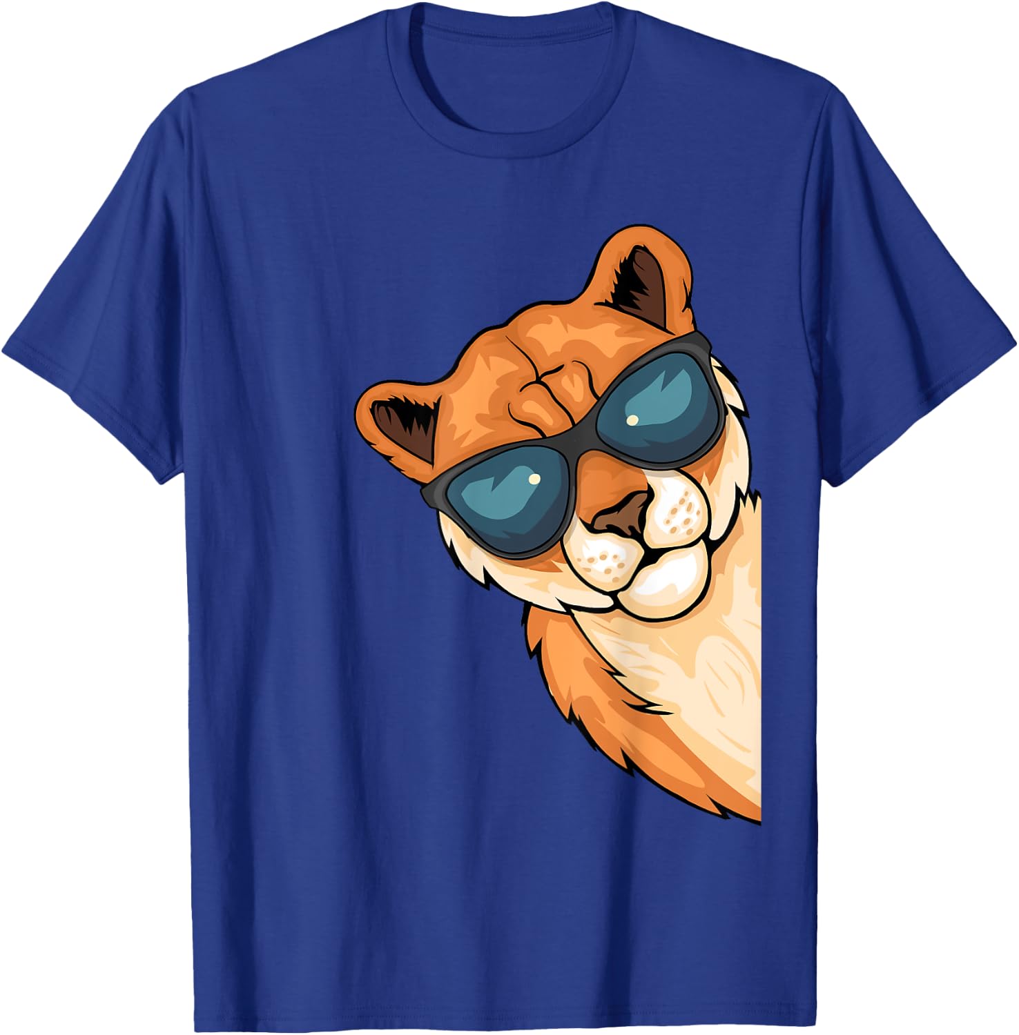 Puma Lover Kids Puma Animal Men Wildcat Puma T-Shirt - T-Shirt | Royal
