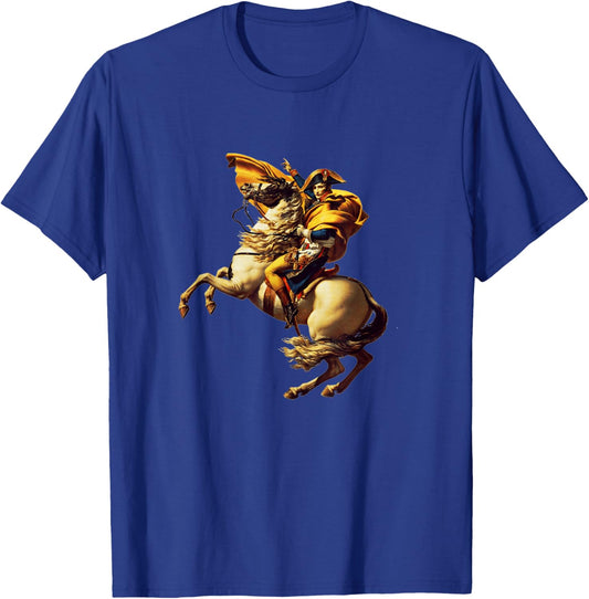 Napoleon Bonaparte Crossing The Alps T-Shirt - T-Shirt | Royal