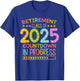 Retirement Class Of 2025 Teacher Countdown Loading Teacher T-Shirt - T-Shirt | Royal