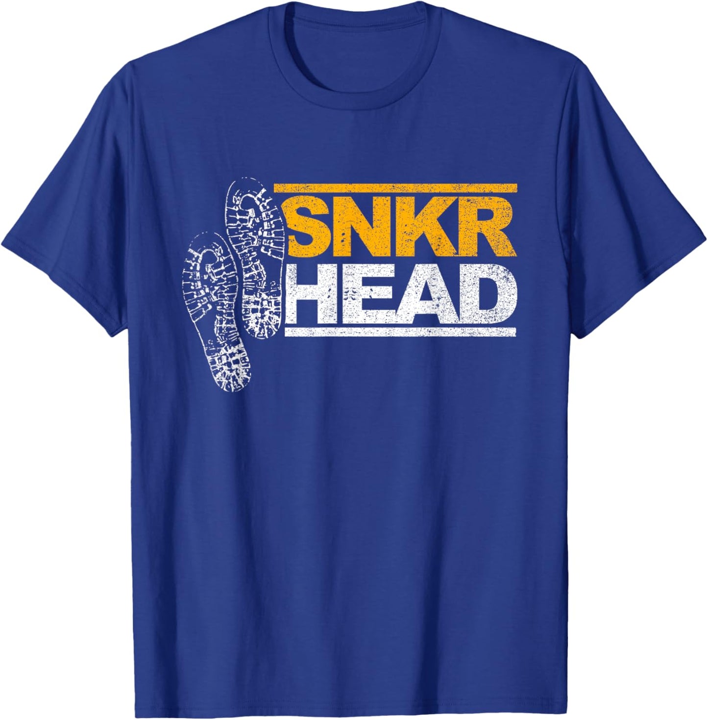 Sneaker Snkr fan Shoes head T-Shirt - T-Shirt | Royal