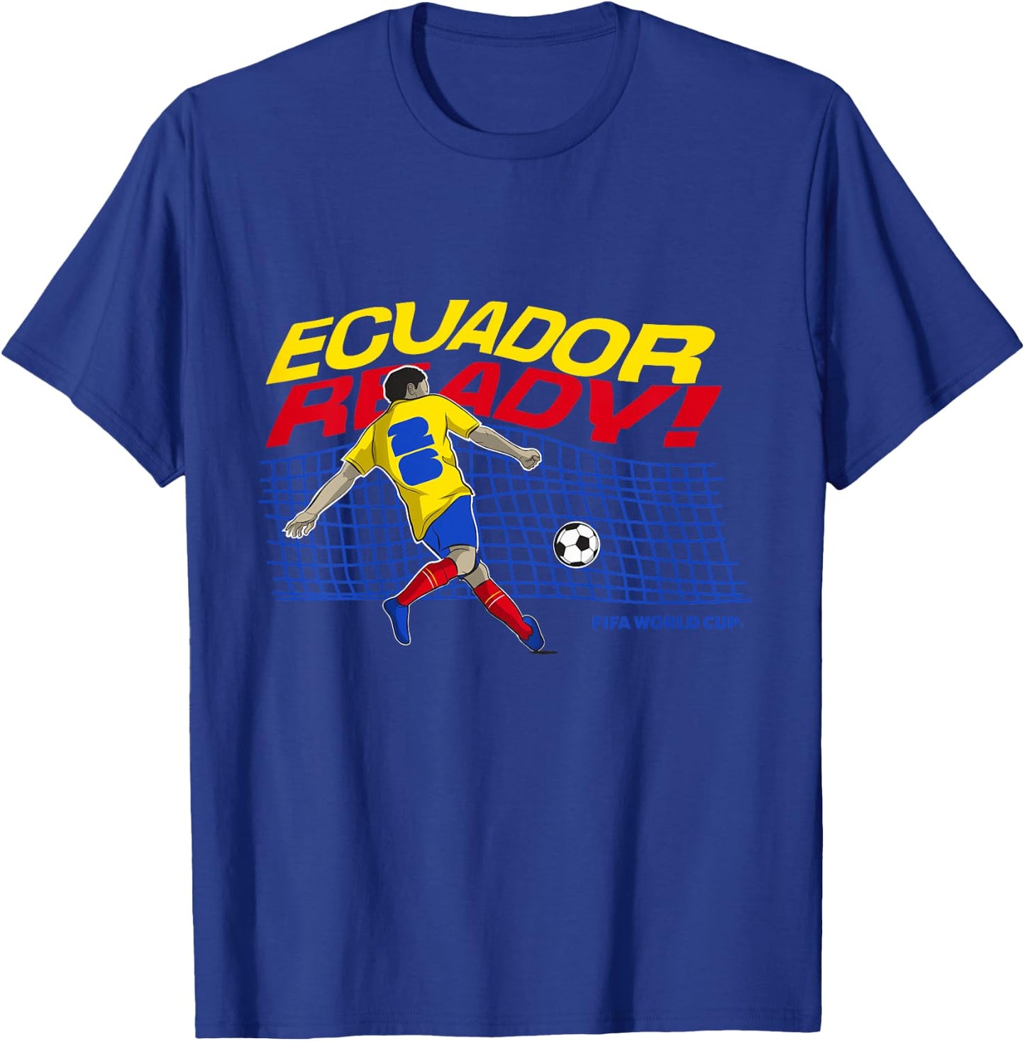 Kids FIFA WORLD CUP26 Qualifier Ecuador Ready T-Shirt - T-Shirt | Royal