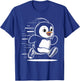 Jogging Penguin Runner Running Animal Cute Jogger T-Shirt - T-Shirt | Royal