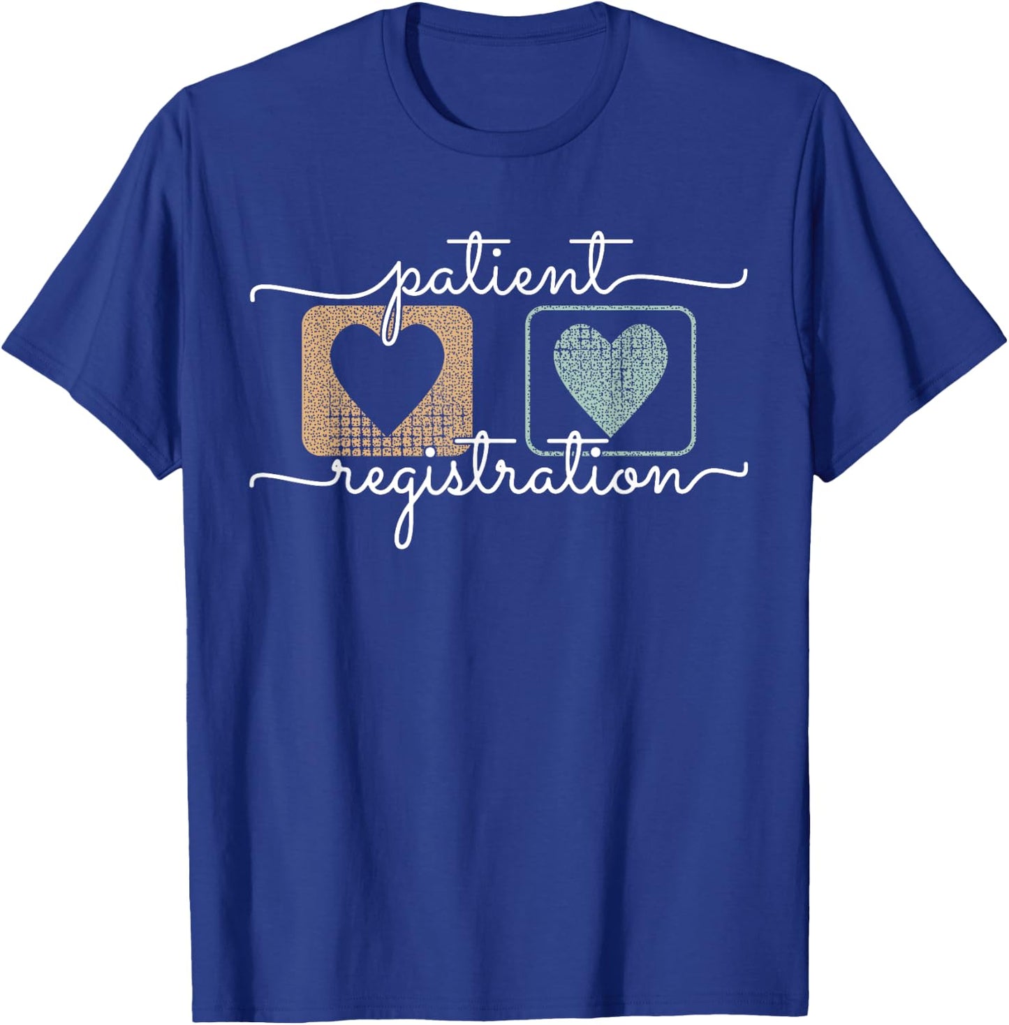 Patient Registration ER Registrar Emergency Department Nurse T-Shirt - T-Shirt | Royal