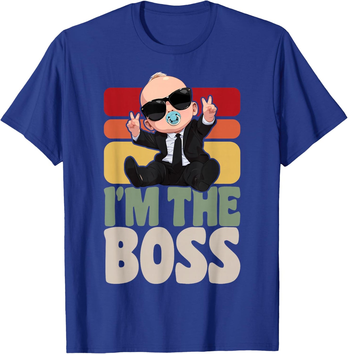 Baby Boss I'm The Boss Like A Boss Kids T-Shirt - T-Shirt | Royal