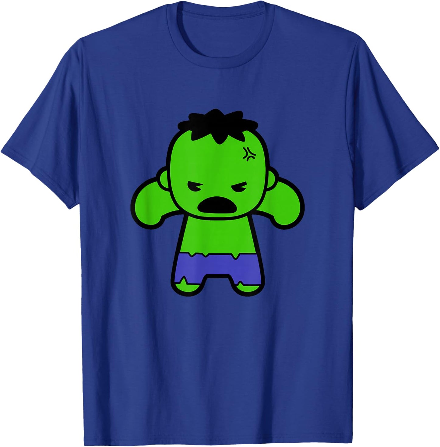 Marvel Kawaii The Incredible Hulk Super Angry Chibi Shot T-Shirt - T-Shirt | Royal