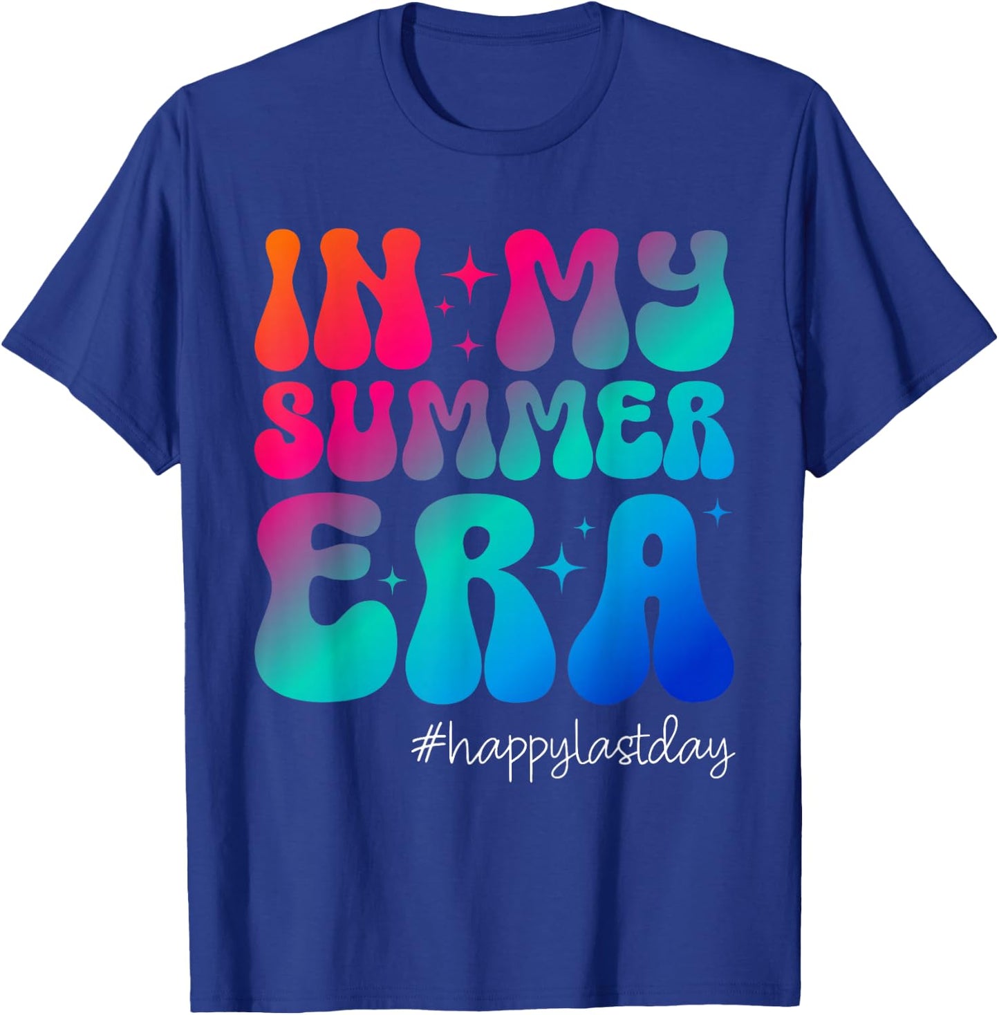 Happy Last Day of School In My Summer Era Teacher Kids T-Shirt - T-Shirt | Royal