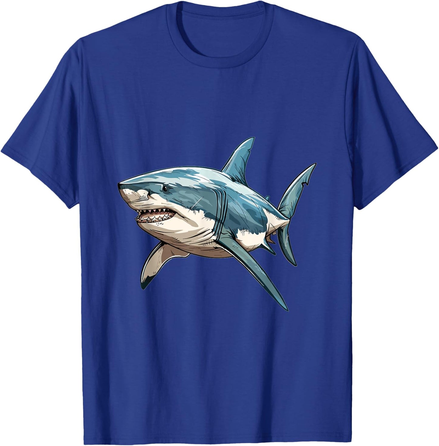 Shark Shark Lover Graphic T-Shirt - T-Shirt | Royal