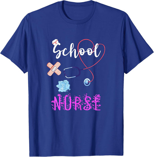 School Nurse Medical Nursing Nurse Student Back To School T-Shirt - T-Shirt | Royal