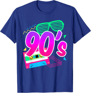 1990's 90s Retro I Heart The Nineties T-Shirt - T-Shirt | Royal