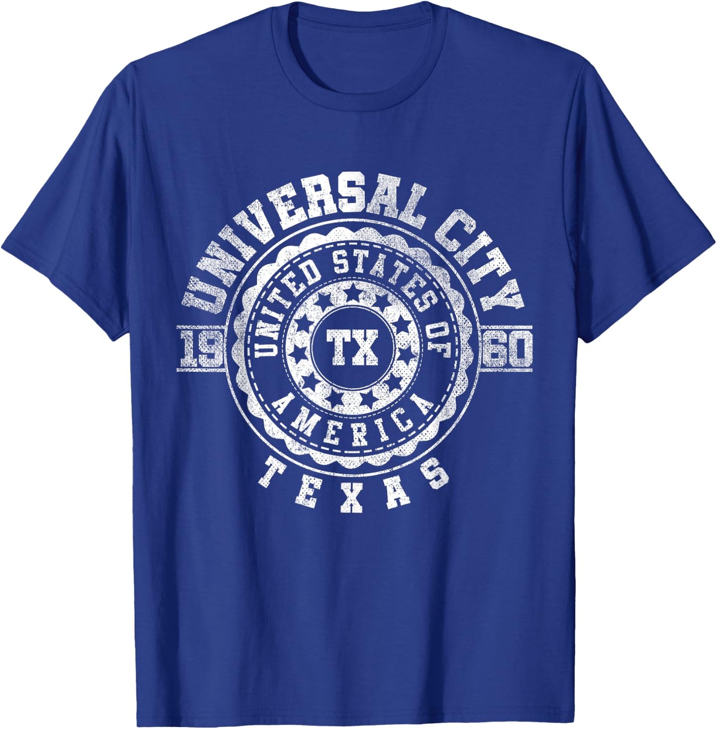 Universal City TX | Texas | Vintage City Apparels T-Shirt - T-Shirt | Royal