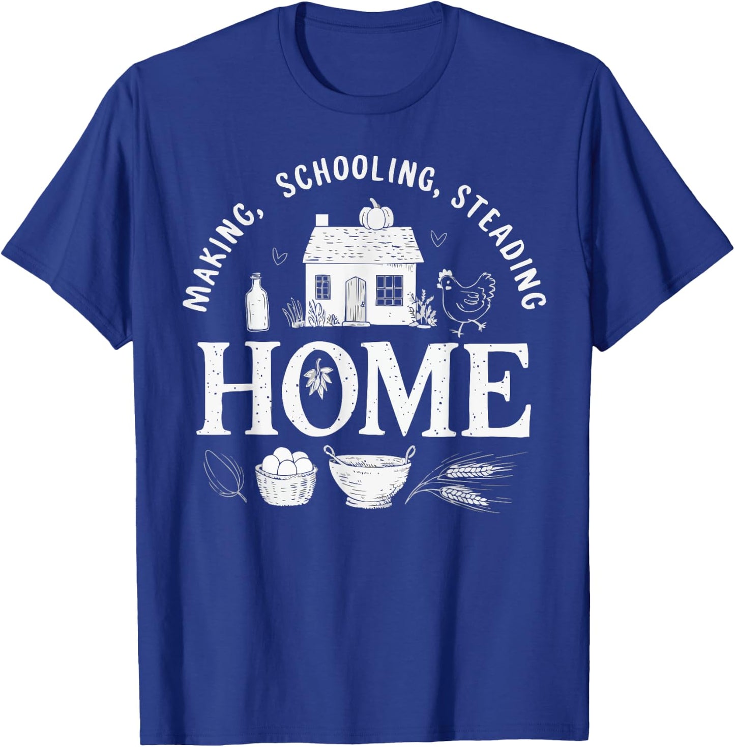 Homeschool Mom Homeschooling Parent Teacher Education Women T-Shirt - T-Shirt | Royal