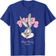 Looney Tunes Bugs Bunny Pink Bubble Text Big Face T-Shirt - T-Shirt | Royal