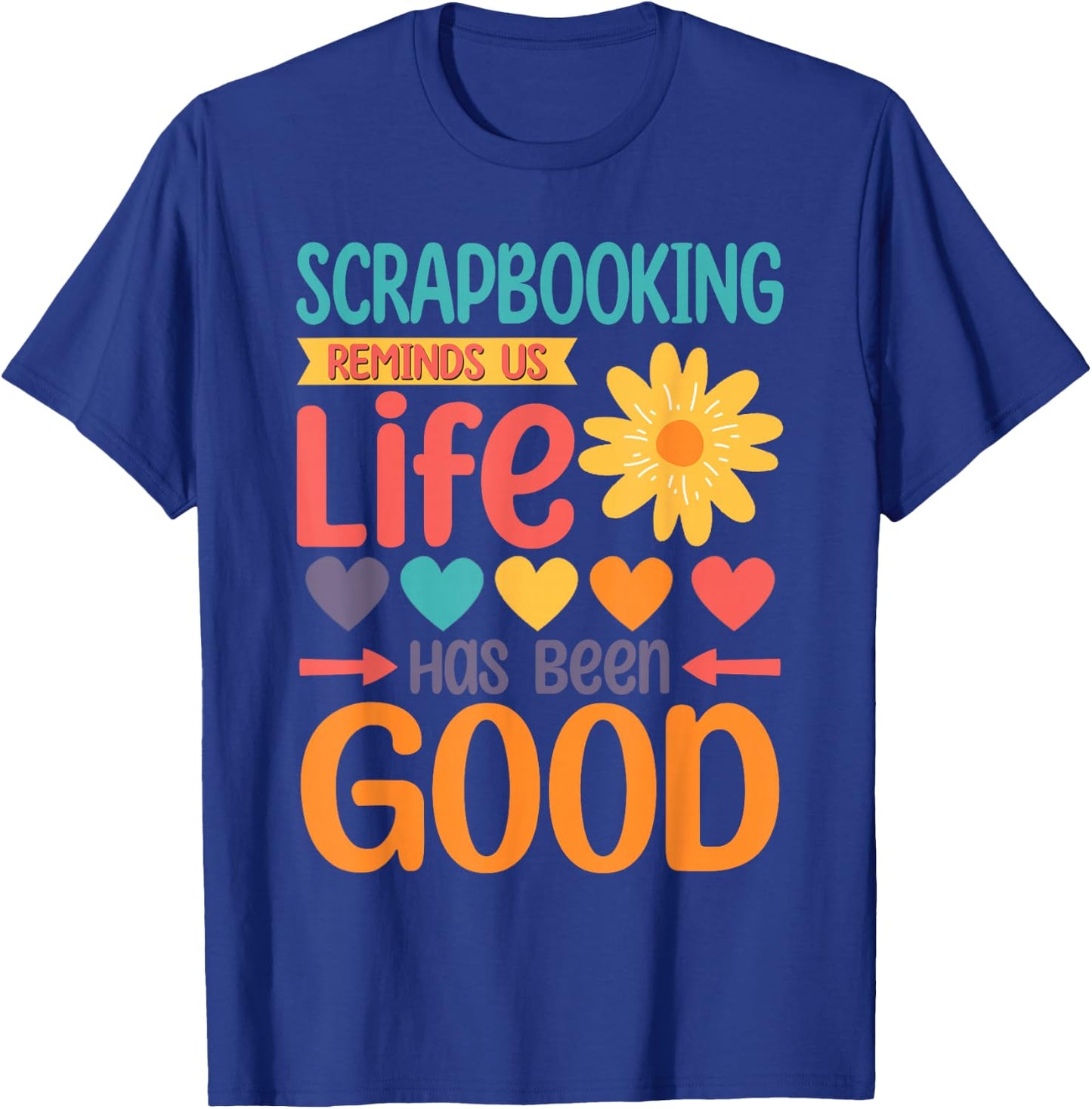Retro Scrapbooking Funny Paper Scrapbook Women Kids T-Shirt - T-Shirt | Royal