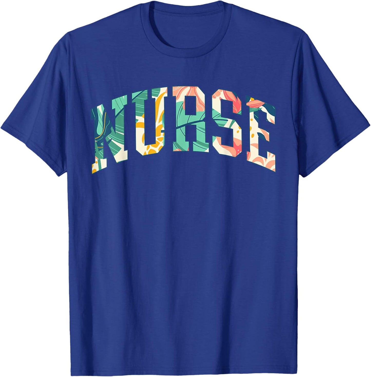 Nurse Tropical Plants Nurse Hawaii Island Vacation Aloha T-Shirt - T-Shirt | Royal