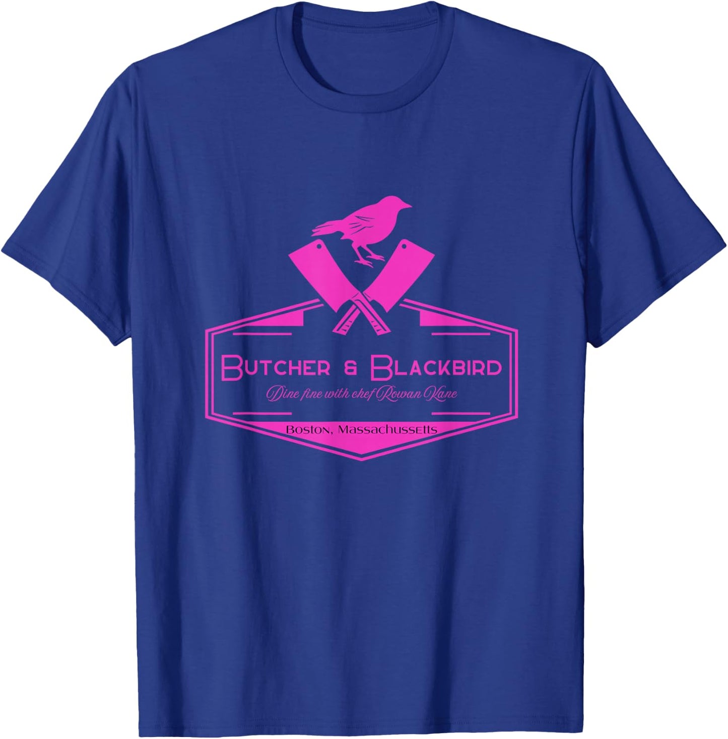 Brynne Weaver Kids Black Classic Fit Short Sleeve Licensed Butcher & Blackbird T-Shirt - T-Shirt | Royal