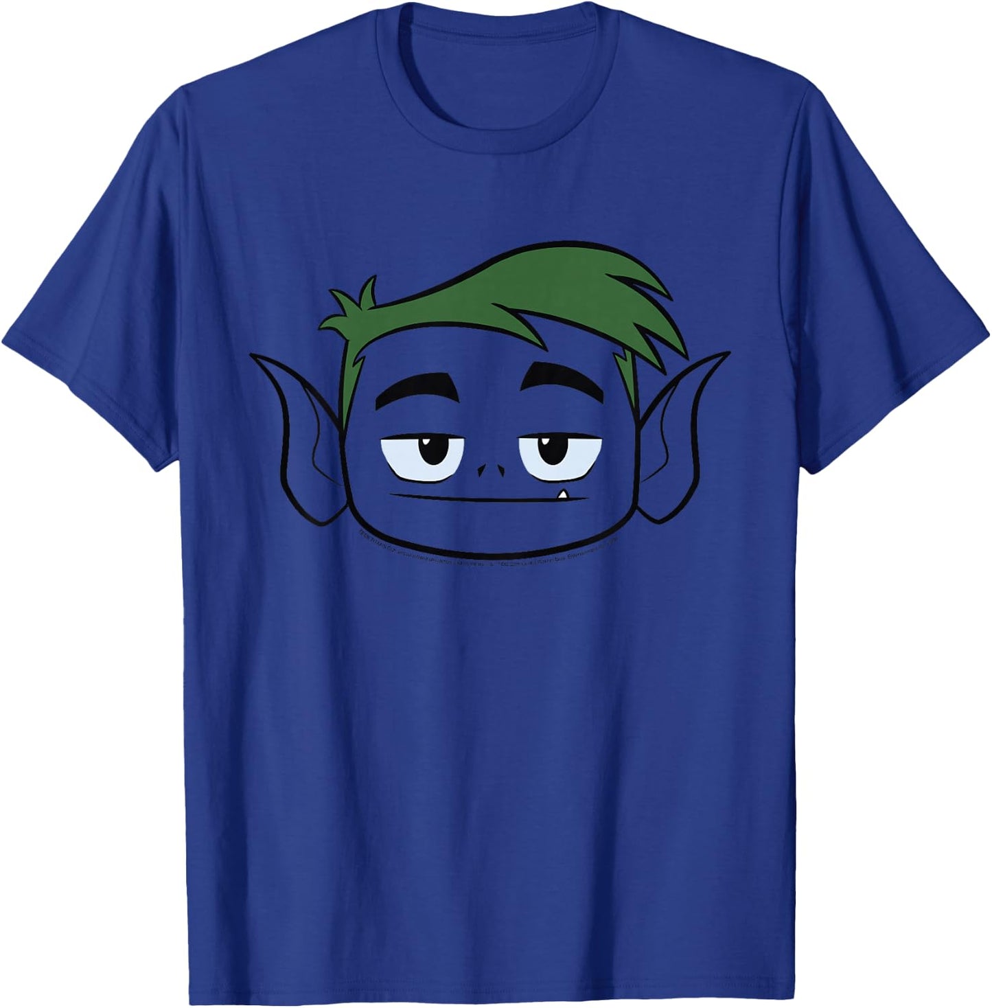 Kids DC Comics Teen Titans Go! Beast Boy Big Face T-Shirt - T-Shirt | Royal