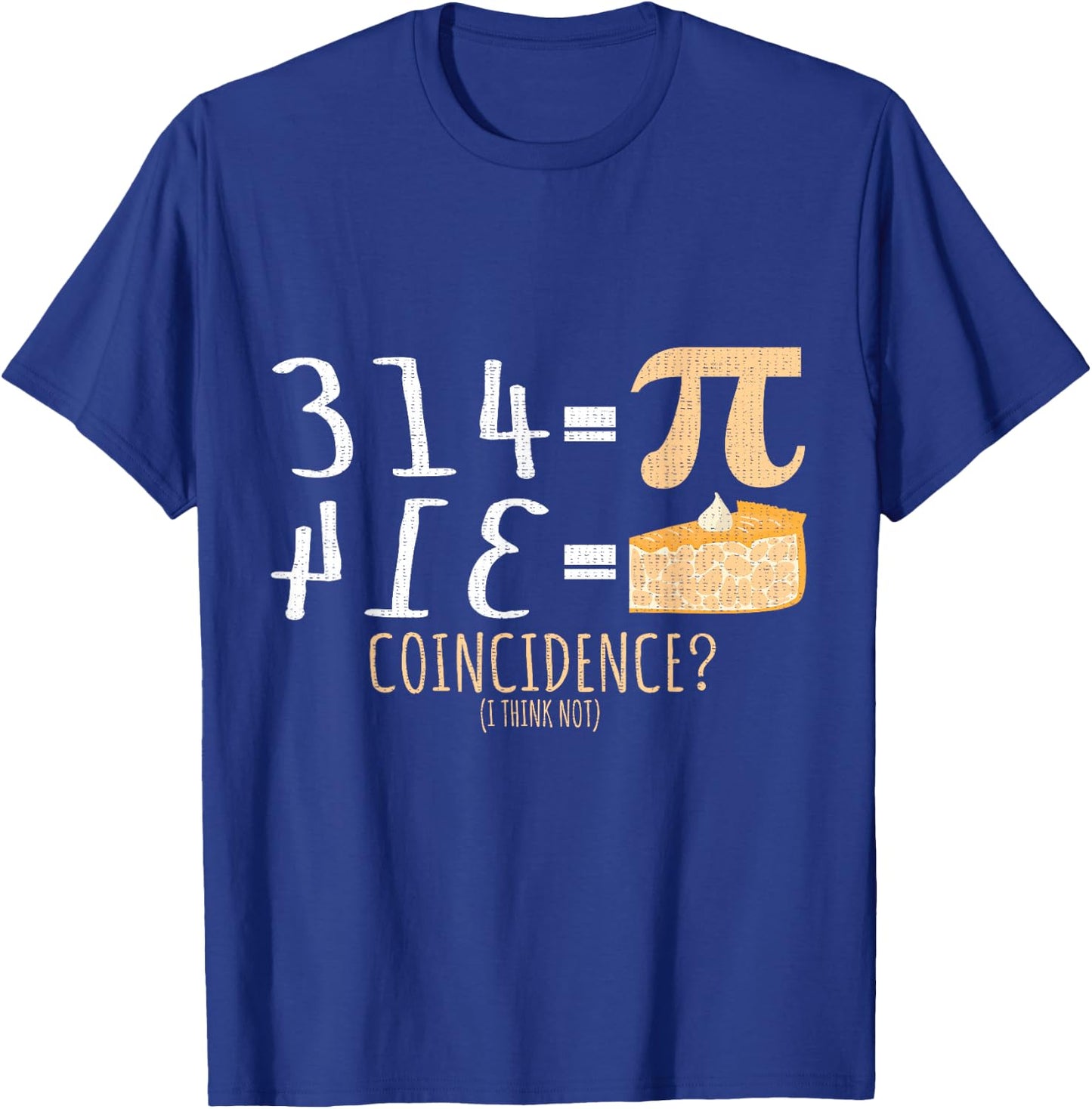 Funny Pi Math Formula Algebra Equation Design T-Shirt - T-Shirt | Royal
