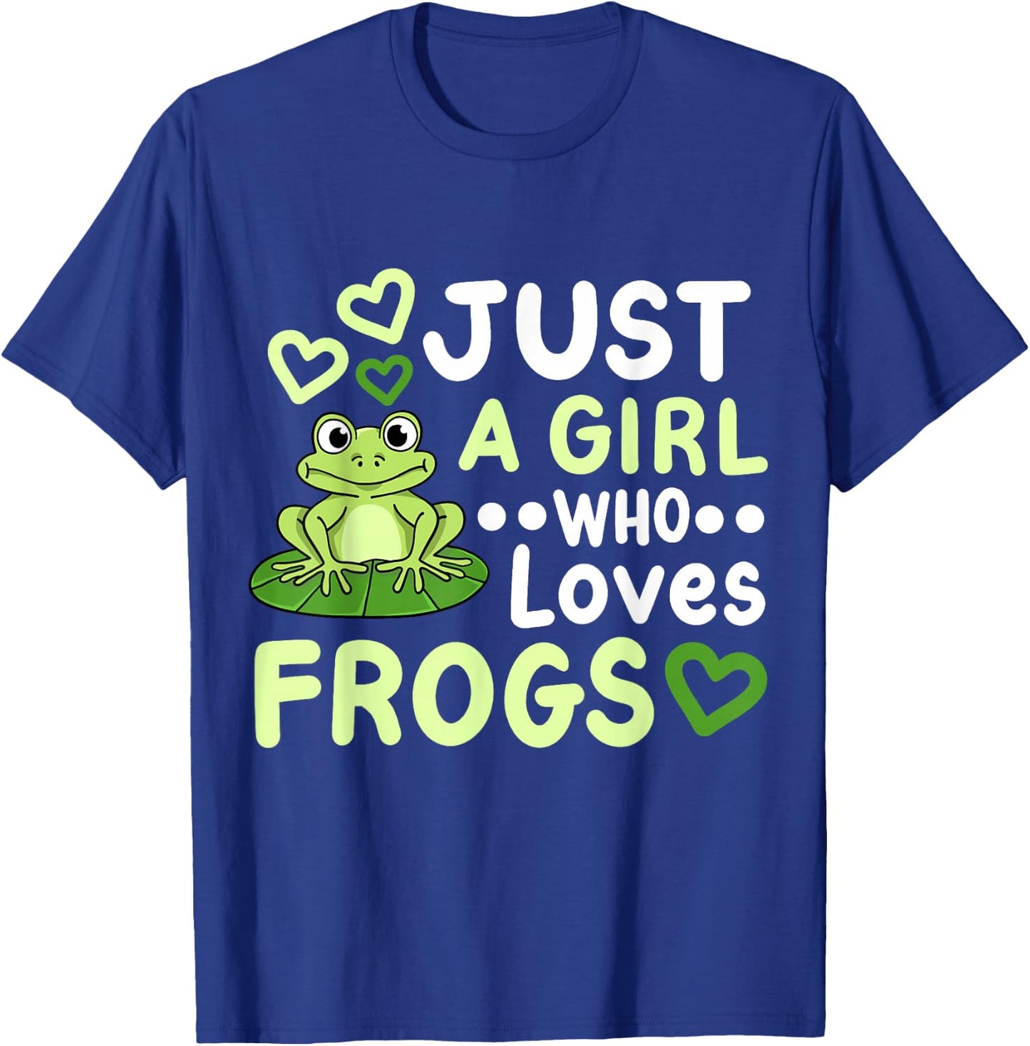 Frog Frogs Frog Owner Frog Lover for Girls Women T-Shirt - T-Shirt | Royal