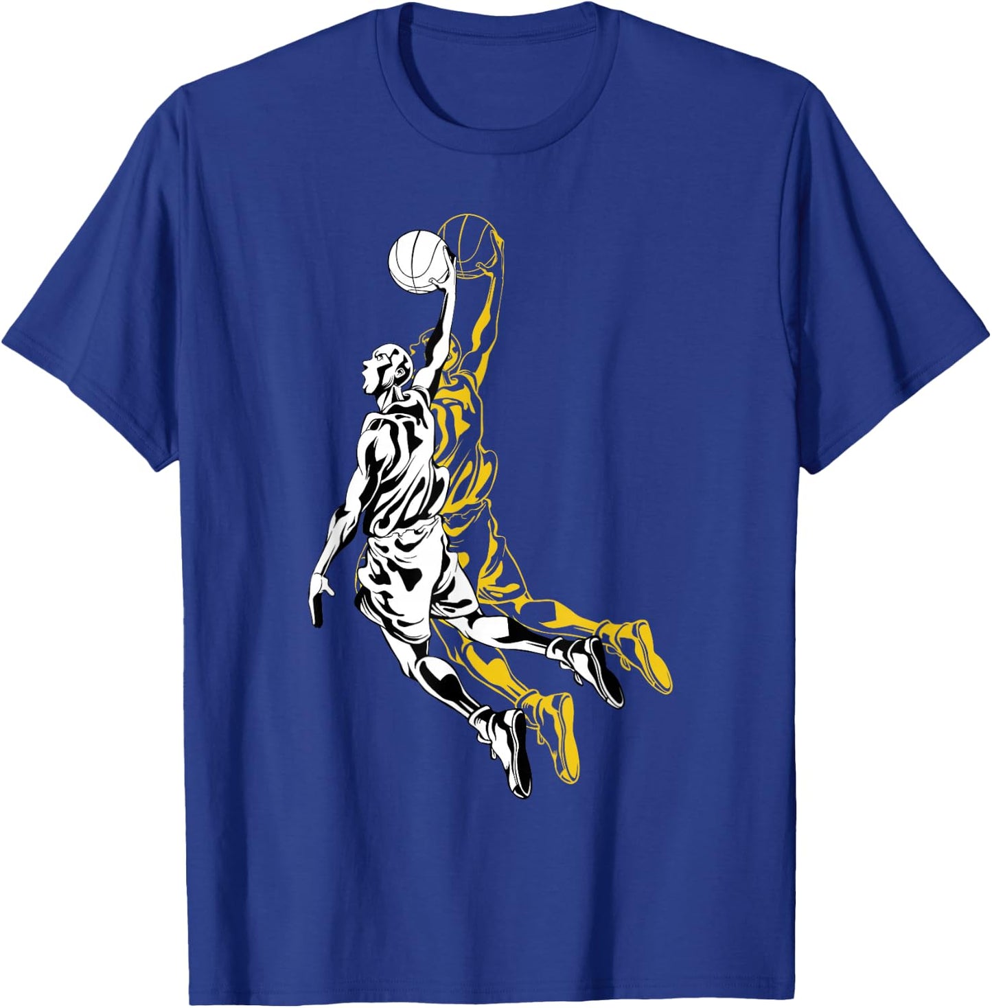 Basketball Player Evolution Slam Dunk Present for Kids Man T-Shirt - T-Shirt | Royal