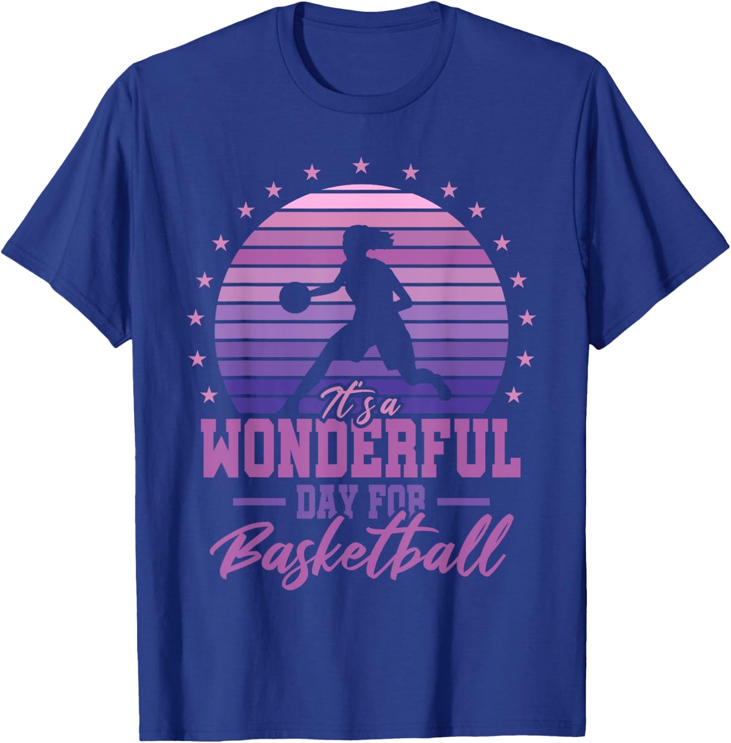 Basketball Girls T-Shirt - T-Shirt | Royal