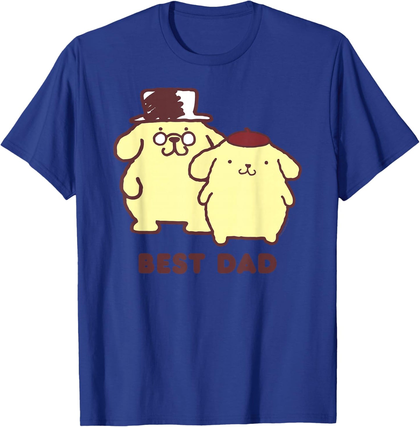 Pompompurin Best Dad Father's Day T-Shirt - T-Shirt | Royal