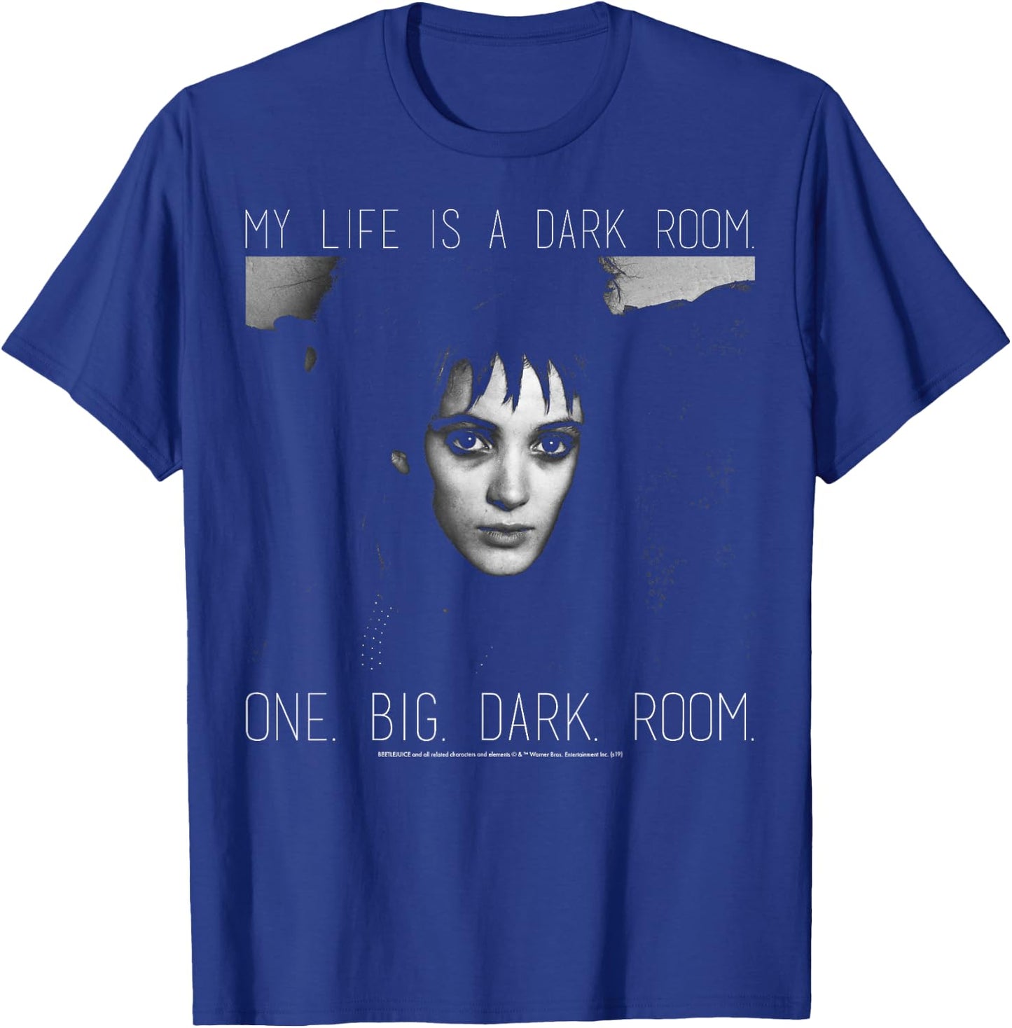 Beetlejuice Lydia One Big Dark Room T-Shirt - T-Shirt | Royal
