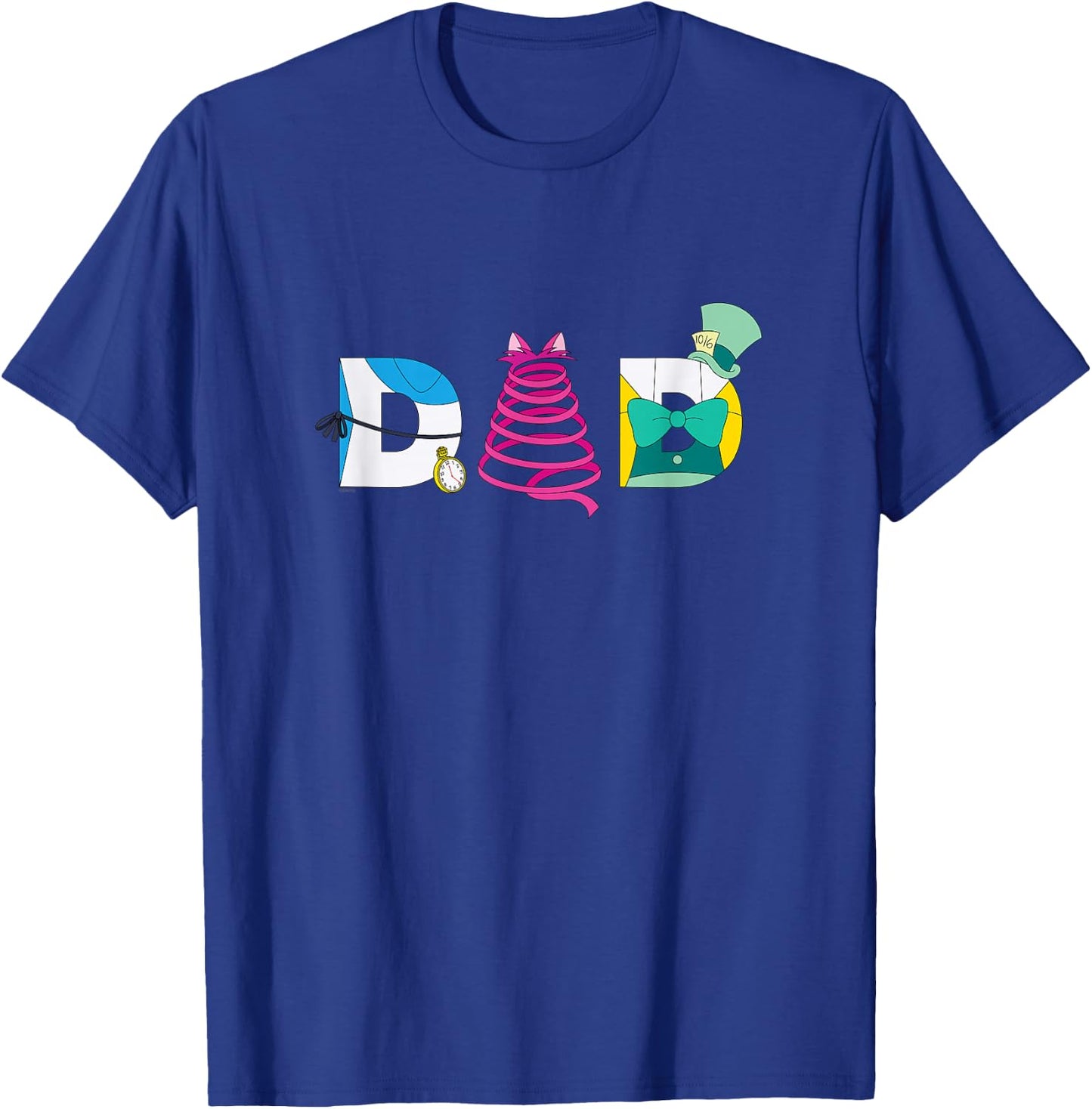 Disney Alice in Wonderland Father’s Day Birthday Best Dad T-Shirt - T-Shirt | Royal