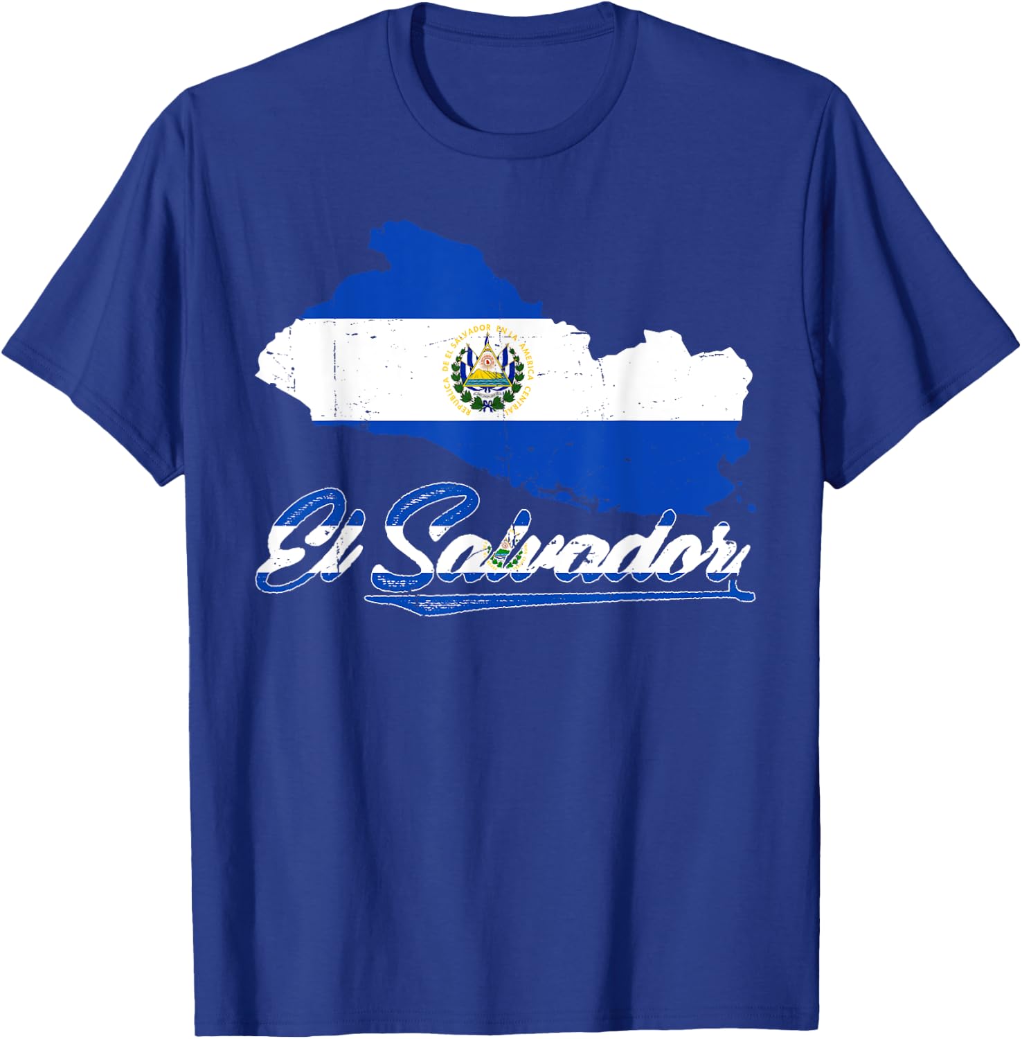 El Salvador National Hispanic Heritage Month Salvadoran Flag T-Shirt - T-Shirt | Royal