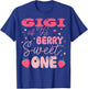 Gigi Of The Berry Sweet One Strawberry First Birthday T-Shirt - T-Shirt | Royal