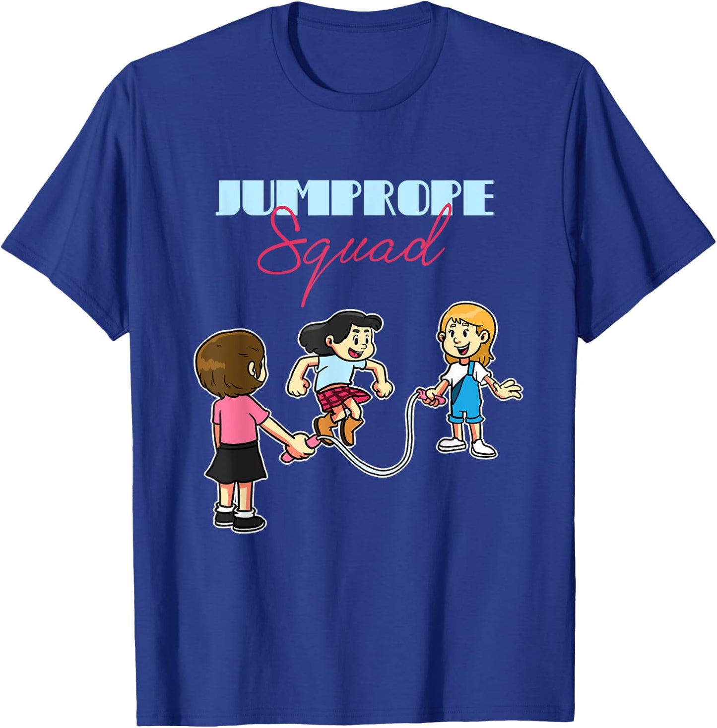 Jump Rope Squad Rope Skipping Team T-Shirt - T-Shirt | Royal