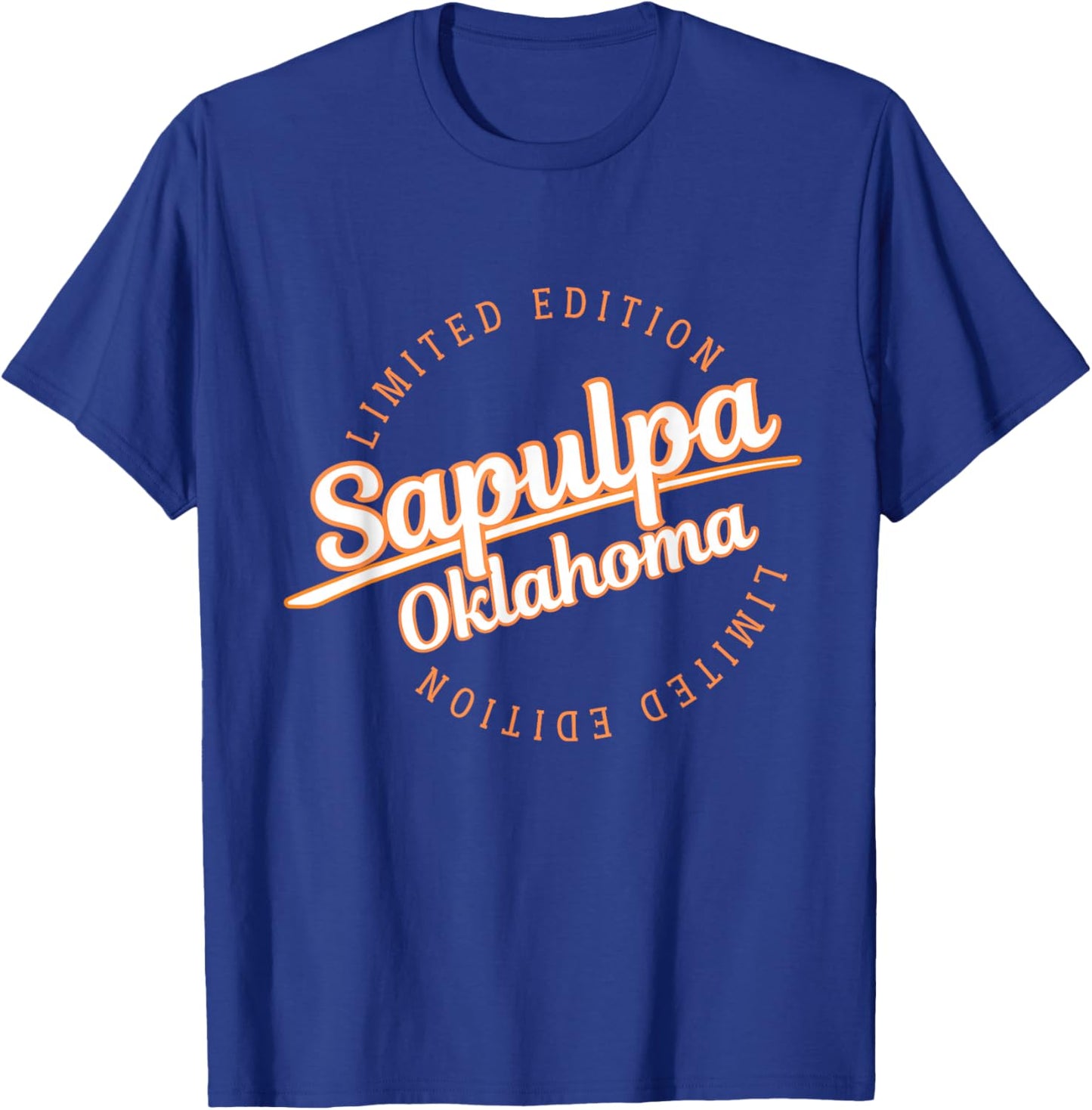 Retro Athletic Sapulpa OK Apparel T-Shirt - T-Shirt | Royal