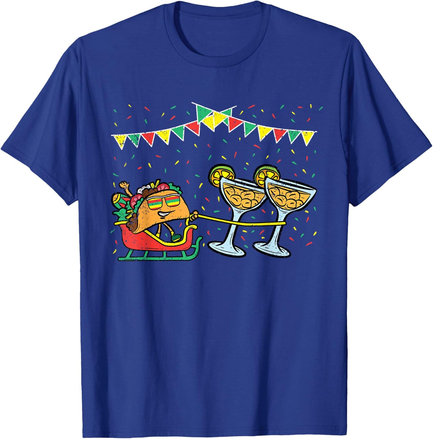 Taco Margarita Cinco De Mayo Mexican Food Fiesta Party T-Shirt - T-Shirt | Royal
