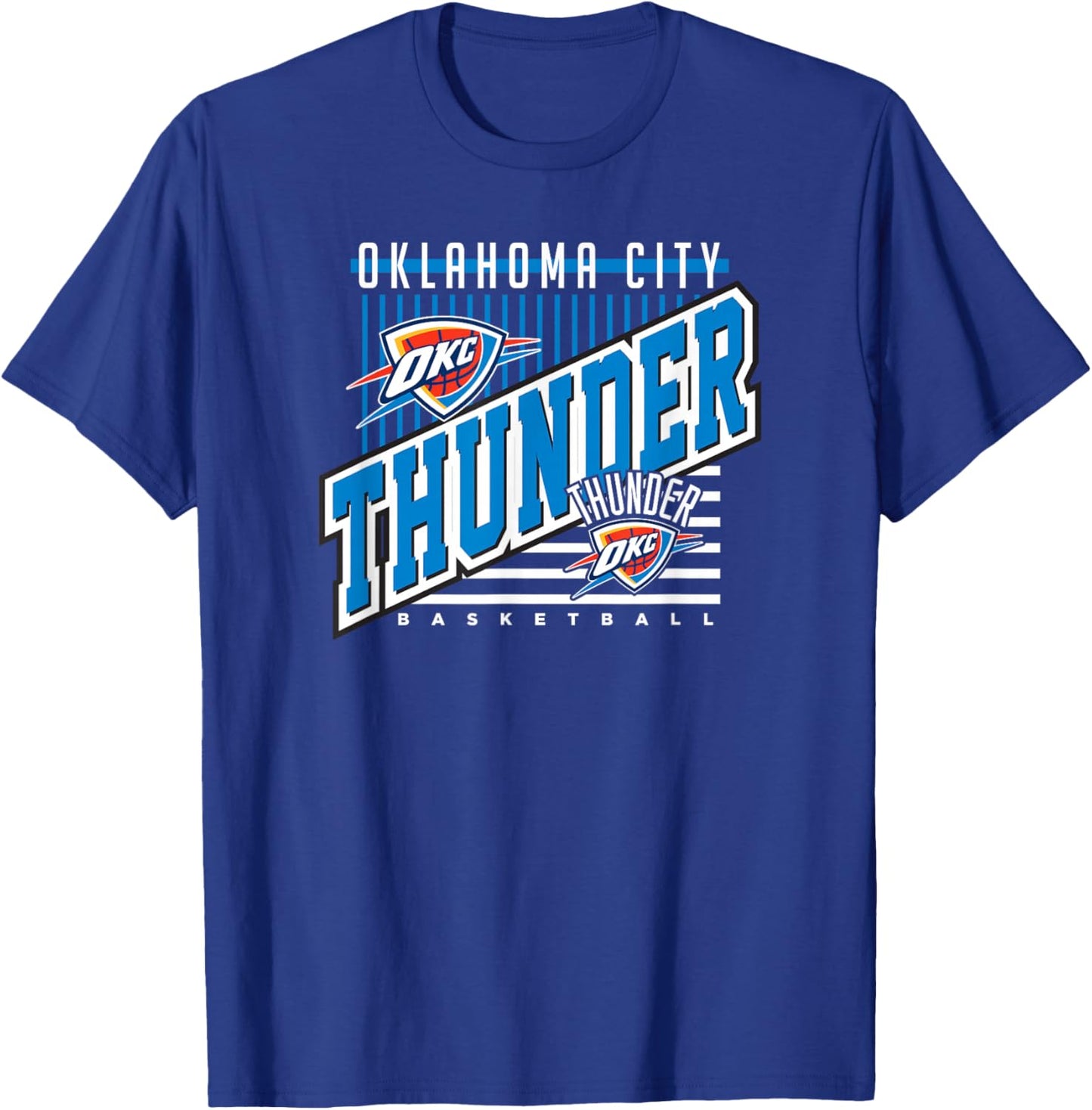Oklahoma City Thunder NBA Team - Black, Small, -Adults & -Kids T-Shirt - T-Shirt | Royal