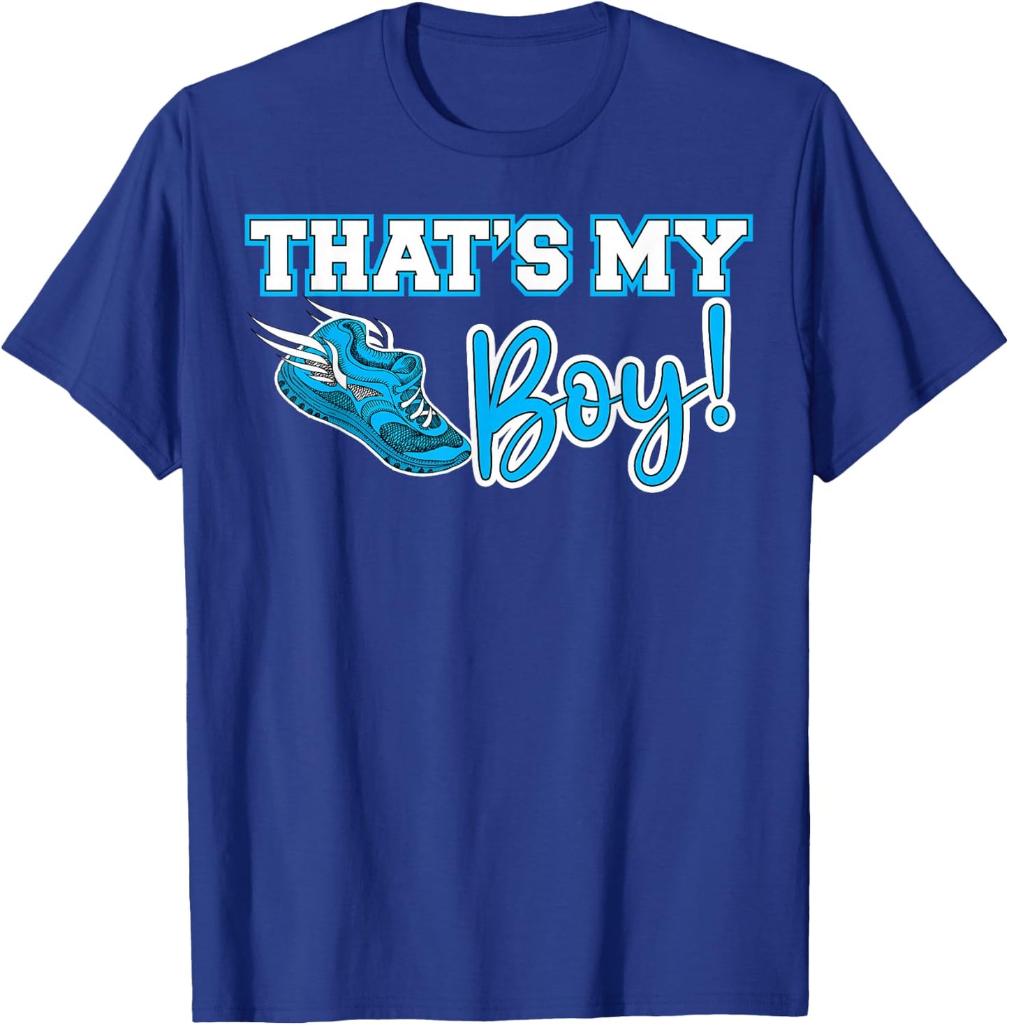 Track and Field Mom That's My Boy High School Sports Mother T-Shirt - T-Shirt | Royal