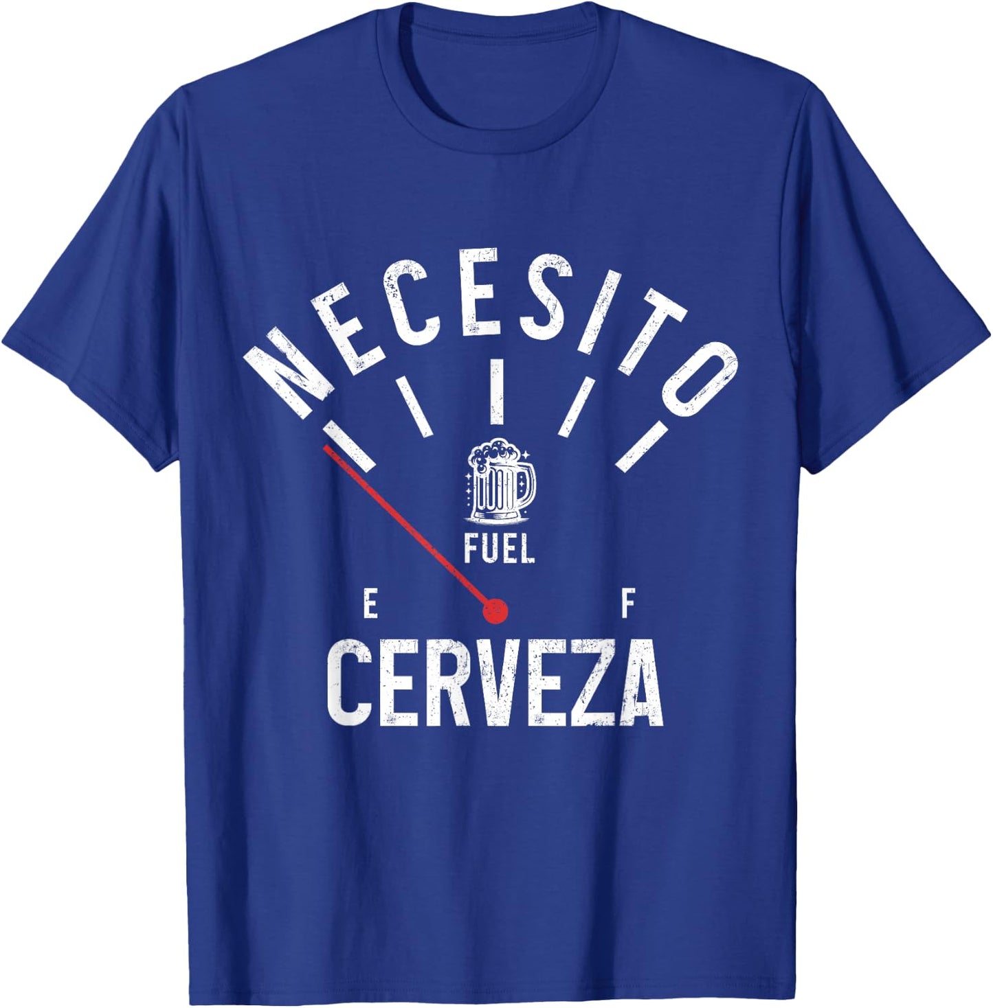 Necesito Cerveza Need Beer Funny Spanish Hispanic Beer Lover T-Shirt - T-Shirt | Royal