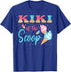 Kiki Of The Scoop Ice Cream Gender Reveal Baby Shower T-Shirt - T-Shirt | Royal