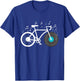 Bicycle Vinyl Record - Cyclist Bike LP Music Collector T-Shirt - T-Shirt | Royal