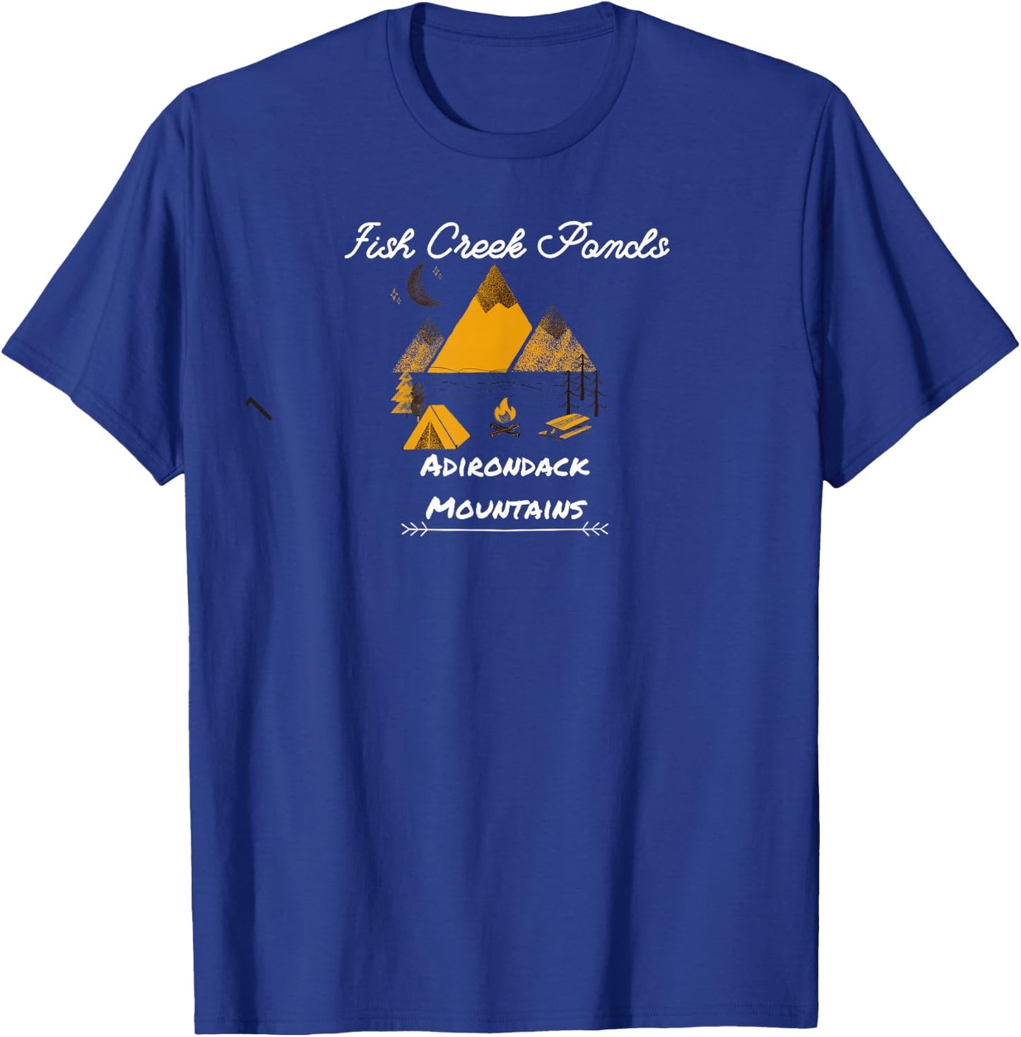 Fish Creek Ponds Adirondacks T-Shirt - T-Shirt | Royal