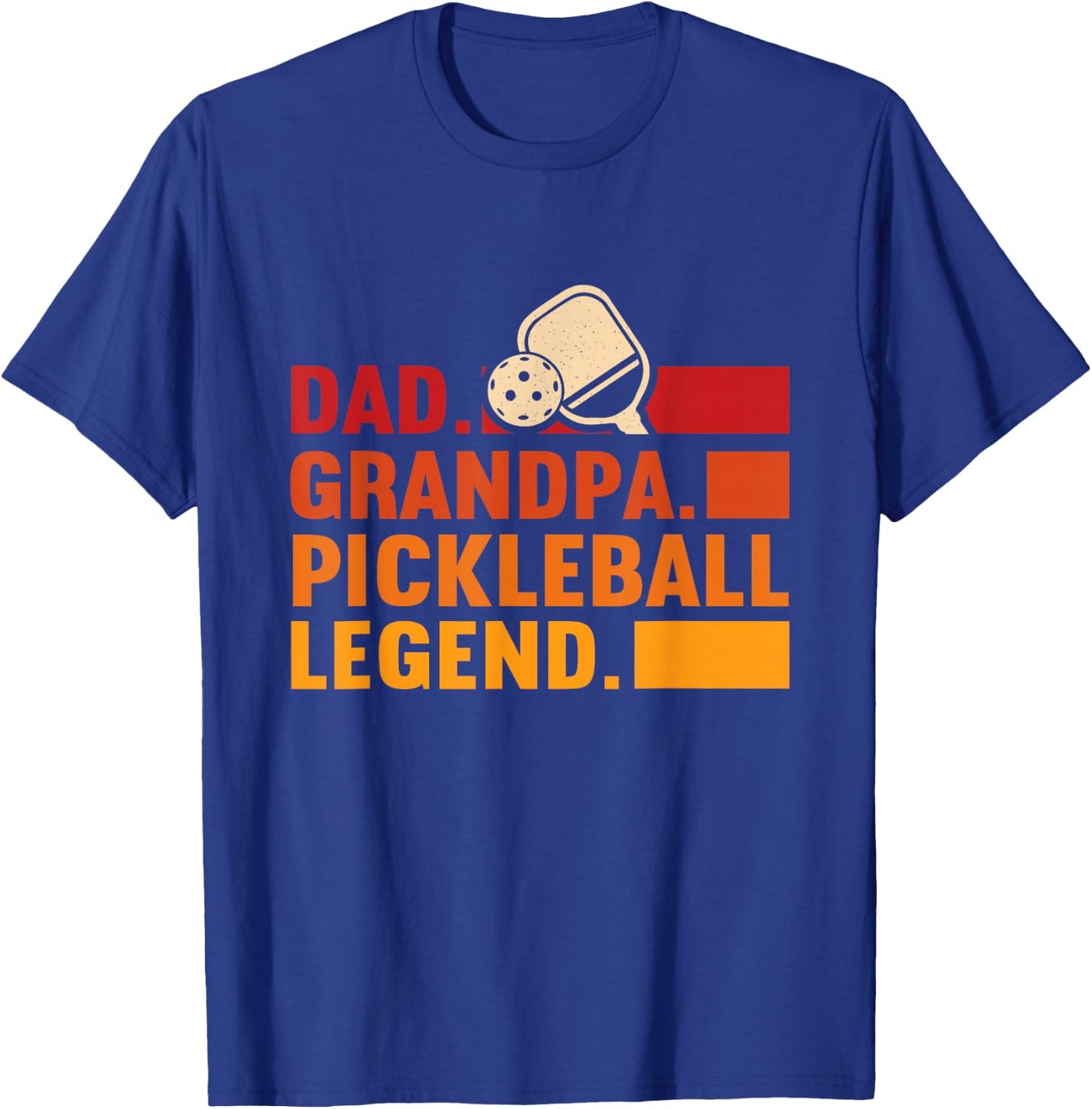 Pickleball Grandpa Dad Grandpa Pickleball Legend T-Shirt - T-Shirt | Royal