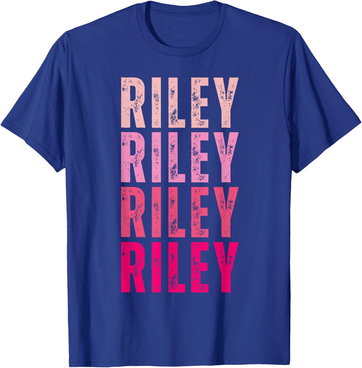 Personalized Name Riley I Love Riley Vintage T-Shirt - T-Shirt | Royal