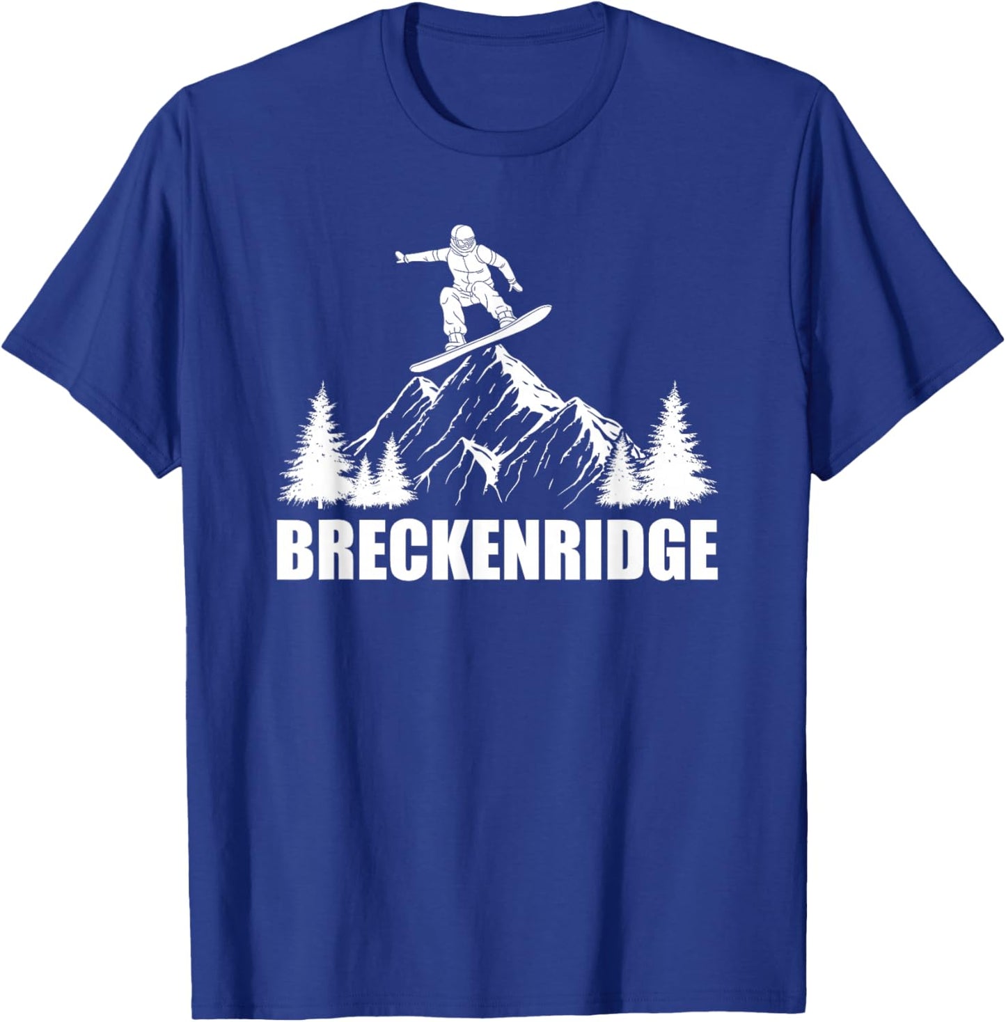 Snowboard Breckenridge Colorado Snowboarding T-Shirt - T-Shirt | Royal