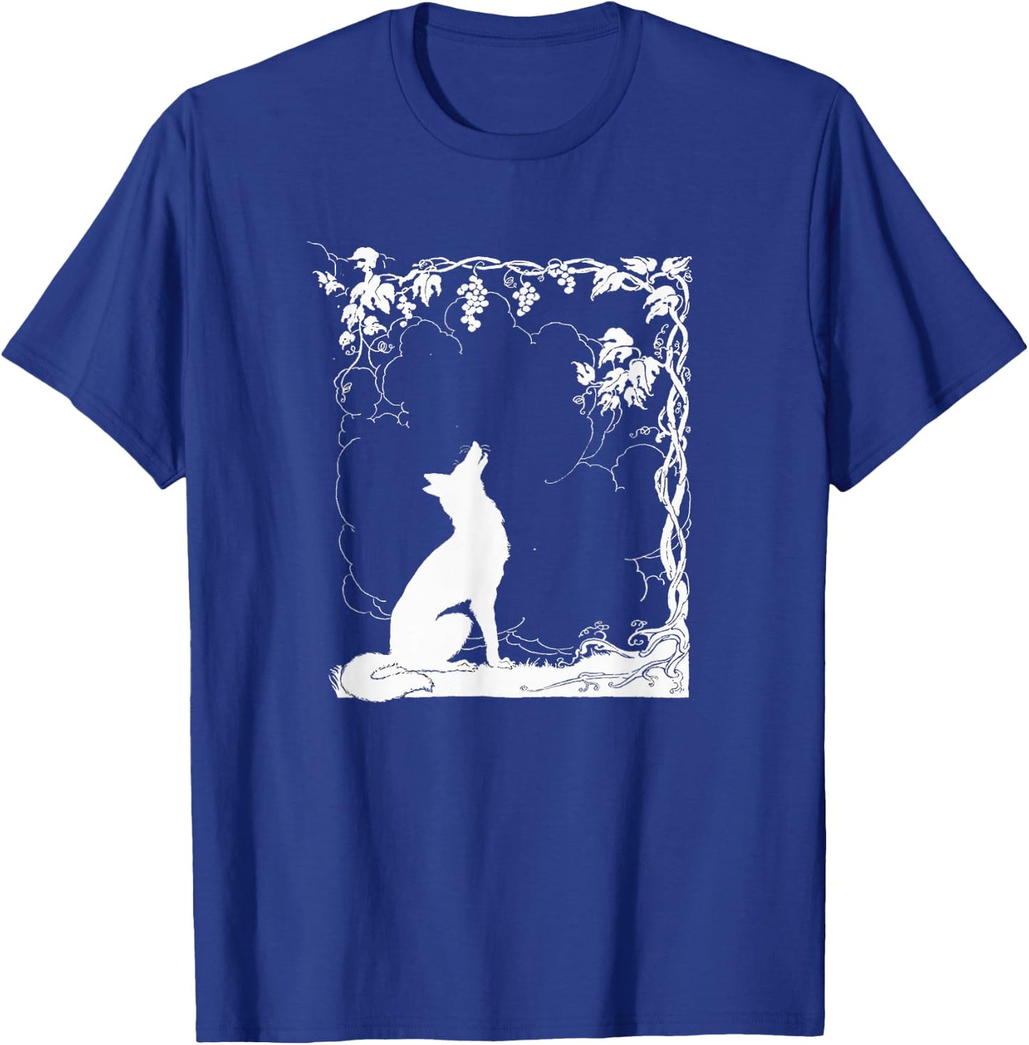 The Fox and the Grapes - Aesop's Fables T-Shirt - T-Shirt | Royal
