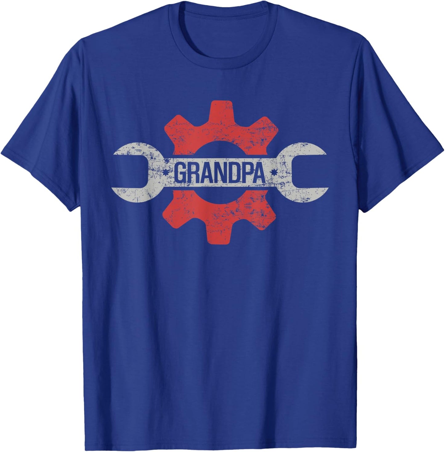 Grandpa Garage Grandpa Car Mechanic Grandpa T-Shirt - T-Shirt | Royal