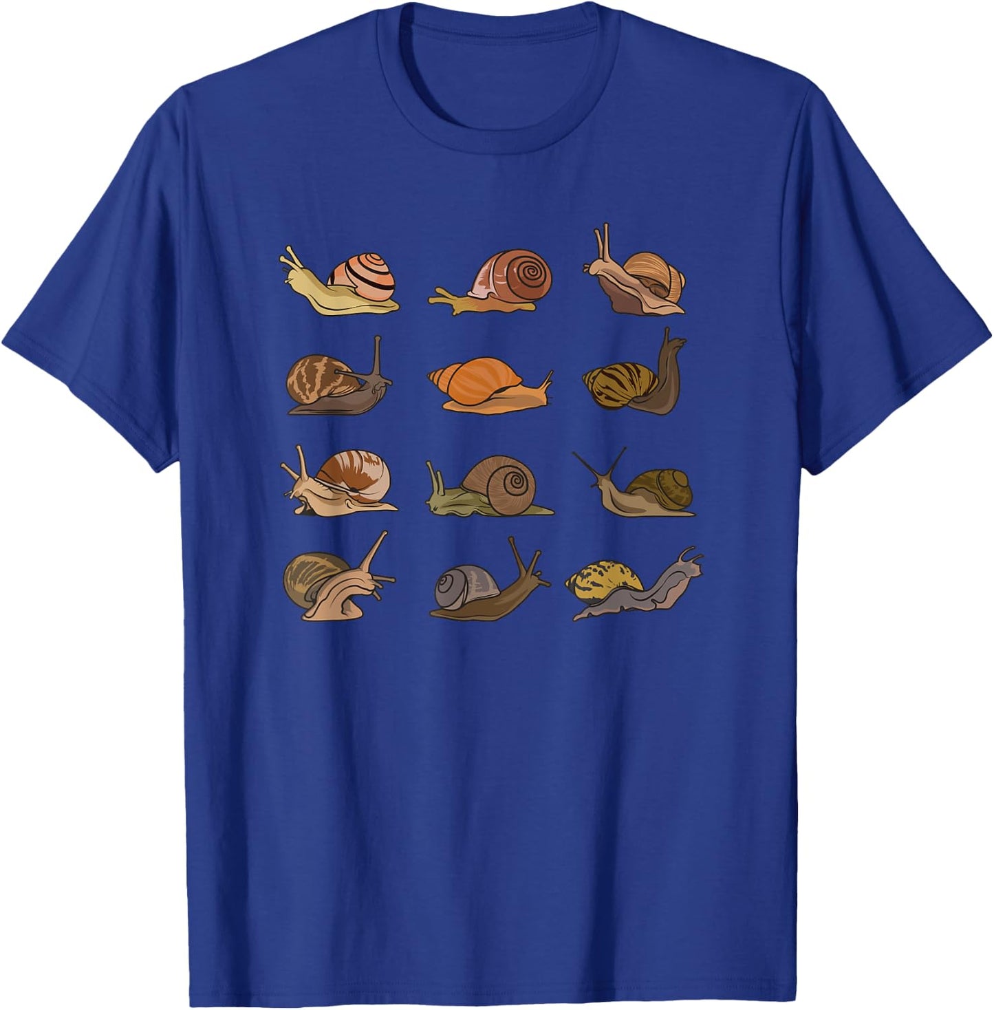 Snail Design Women Insect Snail Themed Snail Lover T-Shirt - T-Shirt | Royal
